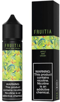 Apple Kiwi Crush E-liquid by Fruitia - (60mL)