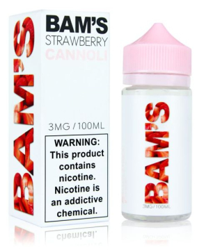 Strawberry Cannoli E-Liquid by Bam's Cannoli (100mL)