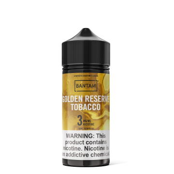 NTN Golden Reserve Tobacco E-liquid by Bantam - (100mL)