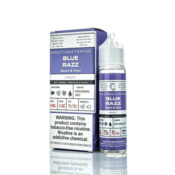 Glas Baxis Blue Razz E-liquid - (60mL)