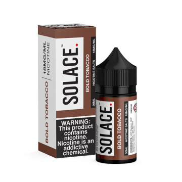 Bold Tobacco Nic Salt by Solace Vapor - (30mL)
