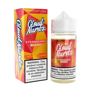 Cloud Nurdz TFN Strawberry Mango Iced E-liquid - (100mL)