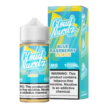Cloud Nurdz TFN Blue Raspberry Lemon Iced E-liquid - (100mL)