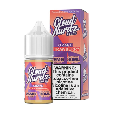 Cloud Nurdz TFN Grape Strawberry Nic Salt- (30mL)
