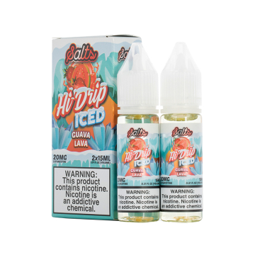 Guava Lava Iced By Hi Drip Salts - (2 Pack)