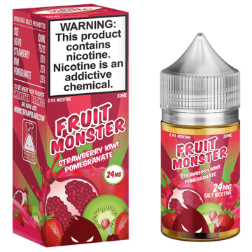 Kiwi Pomegranate Salt E-Liquid by Fruit Monster (30mL)