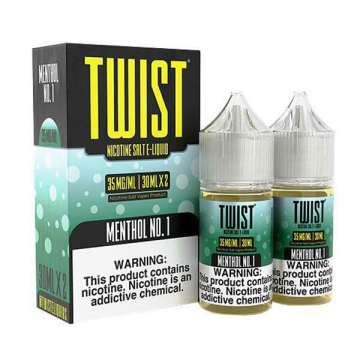 Menthol No.1 Nic Salt by Twist E-liquids - ( 2 Pack)
