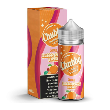 Peach Twist E-liquid by Chubby Bubble - (100mL)