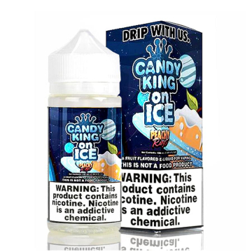 Peachy Rings Ice E-liquid by Candy King on Ice - (100mL)