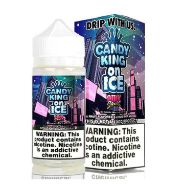 Pink Squares Ice E-liquid by Candy King on Ice - (100mL)
