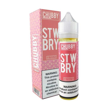 Strawberry E-liquid by Chubby Bubble - (60mL)