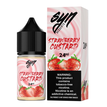 Strawberry Custard Nic Salt by SYN - (30mL)